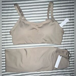 Paragon Fitwear Reluna Sculptseam Plus Legging + Multifit Bra in Honey Sz M